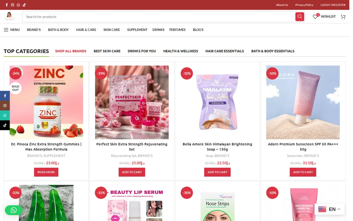 Cheng Beauty UAE homepage: Filipino beauty, skincare and wellness products with cash on delivery