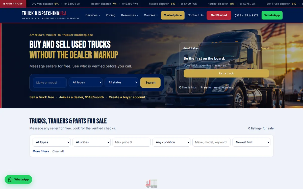 Truck Marketplace USA: used trucks and trailers for sale by owner